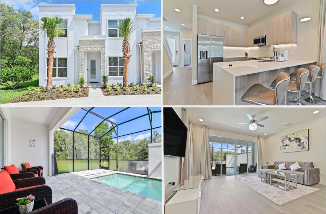 New 2022 Spacious&Tranquil Townhouse Near Disney - 4Br - 3Fb Orlando Esterno foto